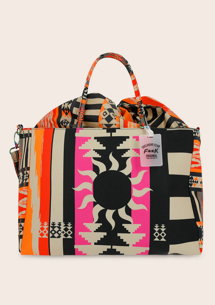 Borsa Mare Canvas F**K