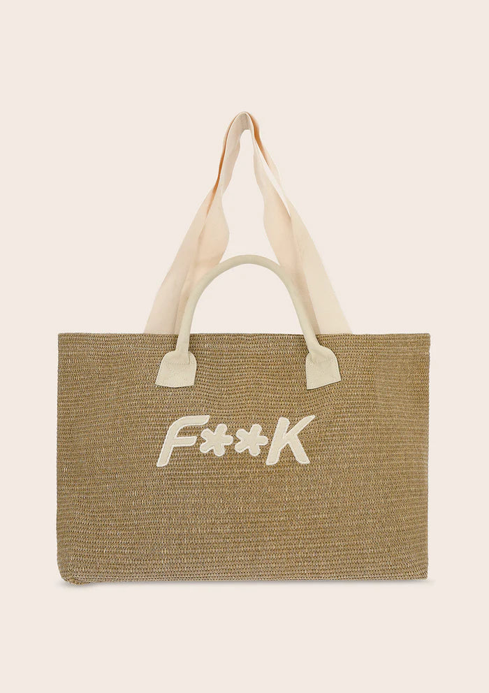 Borsa Mare Canvas F**K