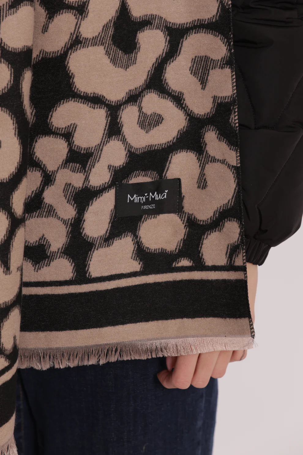 SCIARPA CON MOTIVO LEOPARDATO MIMI-MUA