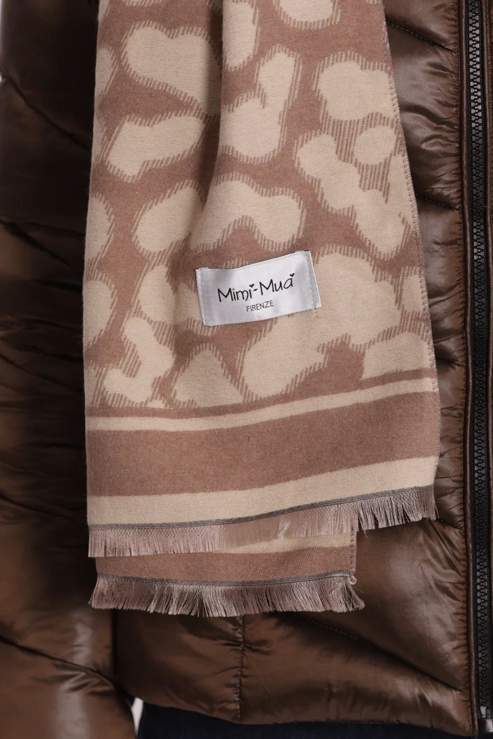 SCIARPA CON MOTIVO LEOPARDATO MIMI-MUA