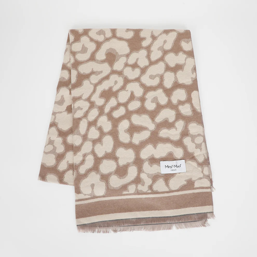 SCIARPA CON MOTIVO LEOPARDATO MIMI-MUA