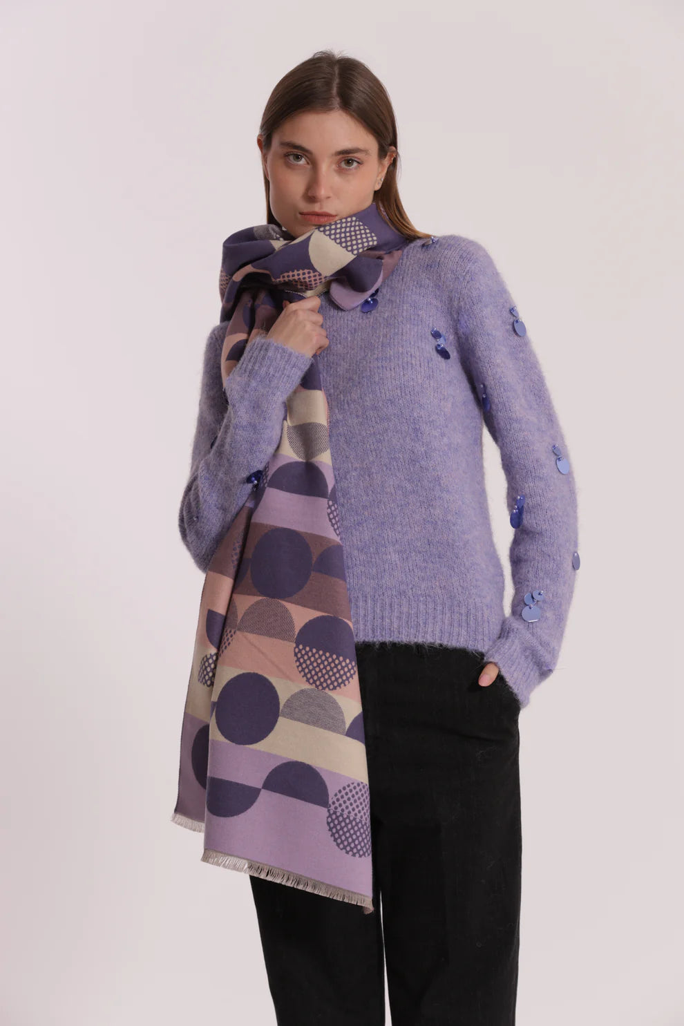 SCIARPA CON SFERE MIMI-MUA