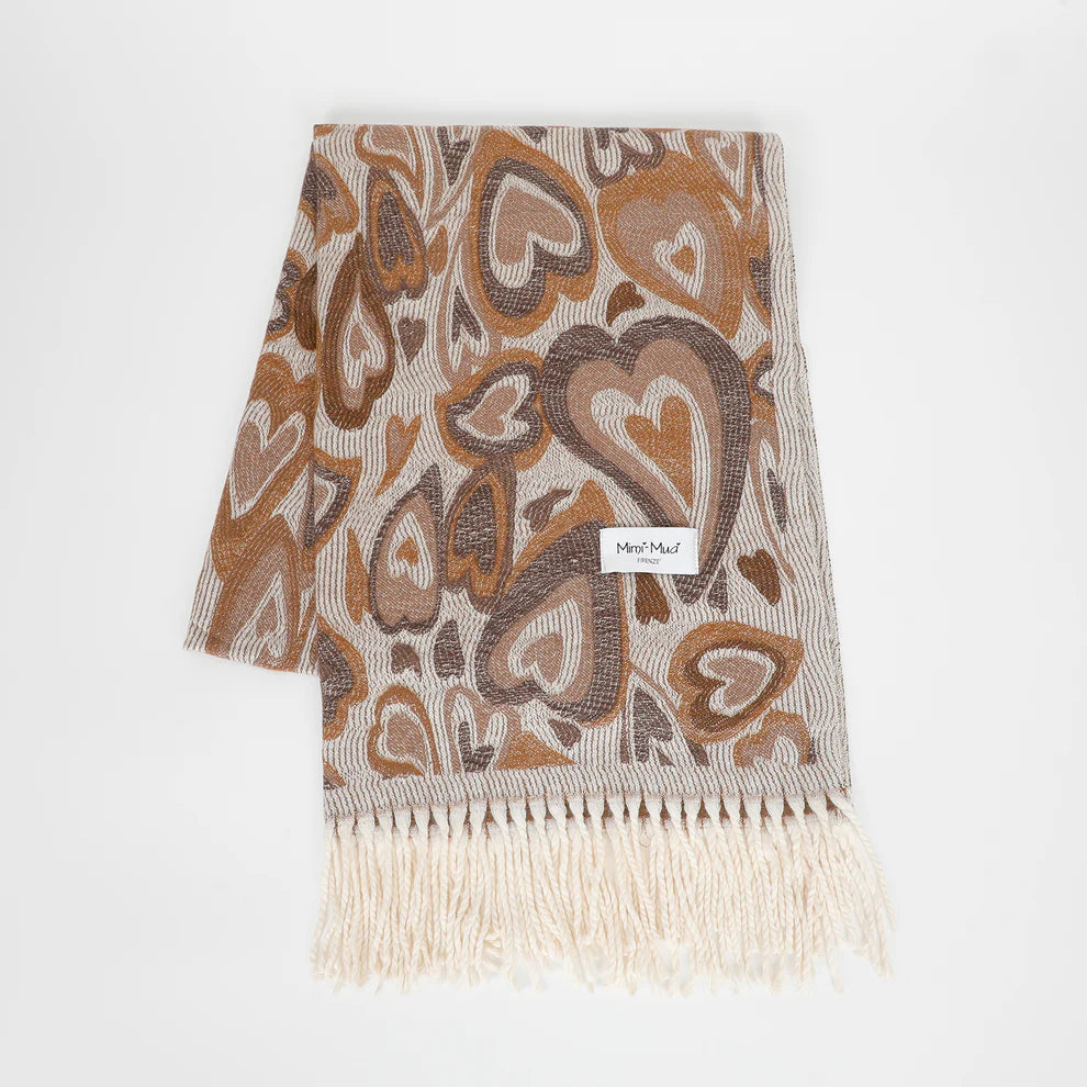 SCIARPA CON CUORI MIMI-MUA