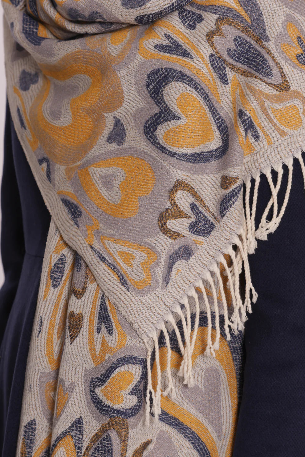 SCIARPA CON CUORI MIMI-MUA