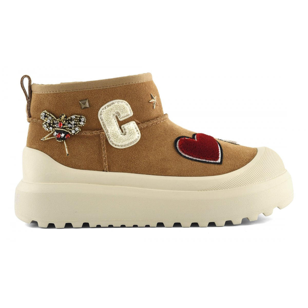 Stivale invernale con maxi suola sneaker e patch COLORS OF CALIFORNIA