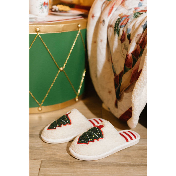 Ciabatte applicazione albero in poliestere con scatola – La giostra di Amelie