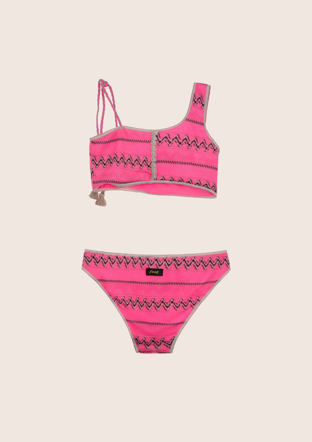 BIKINI MONOSPALLA E SLIP FISSO ETHOS F**K