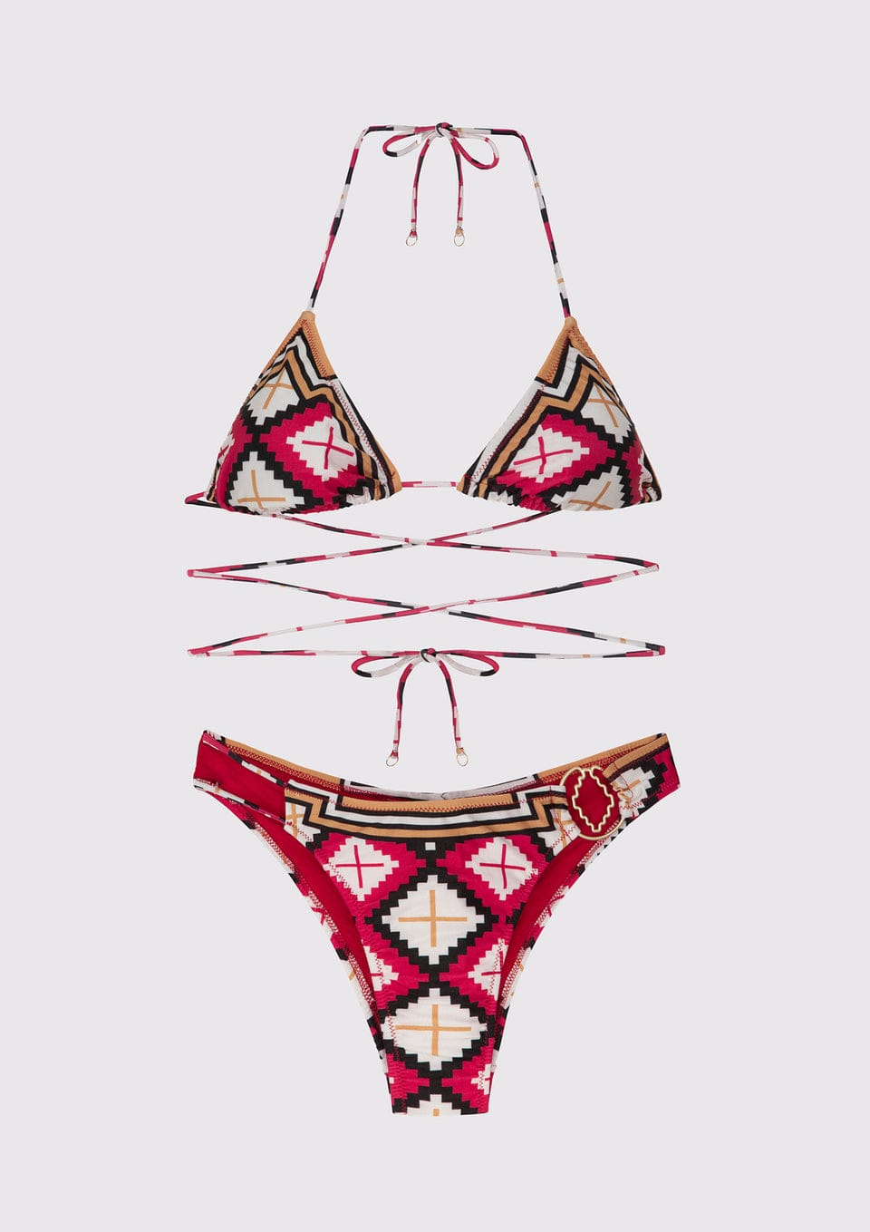 BIKINI TRIANGOLO E SLIP FISSO GUARDA PAMPA MEFUI