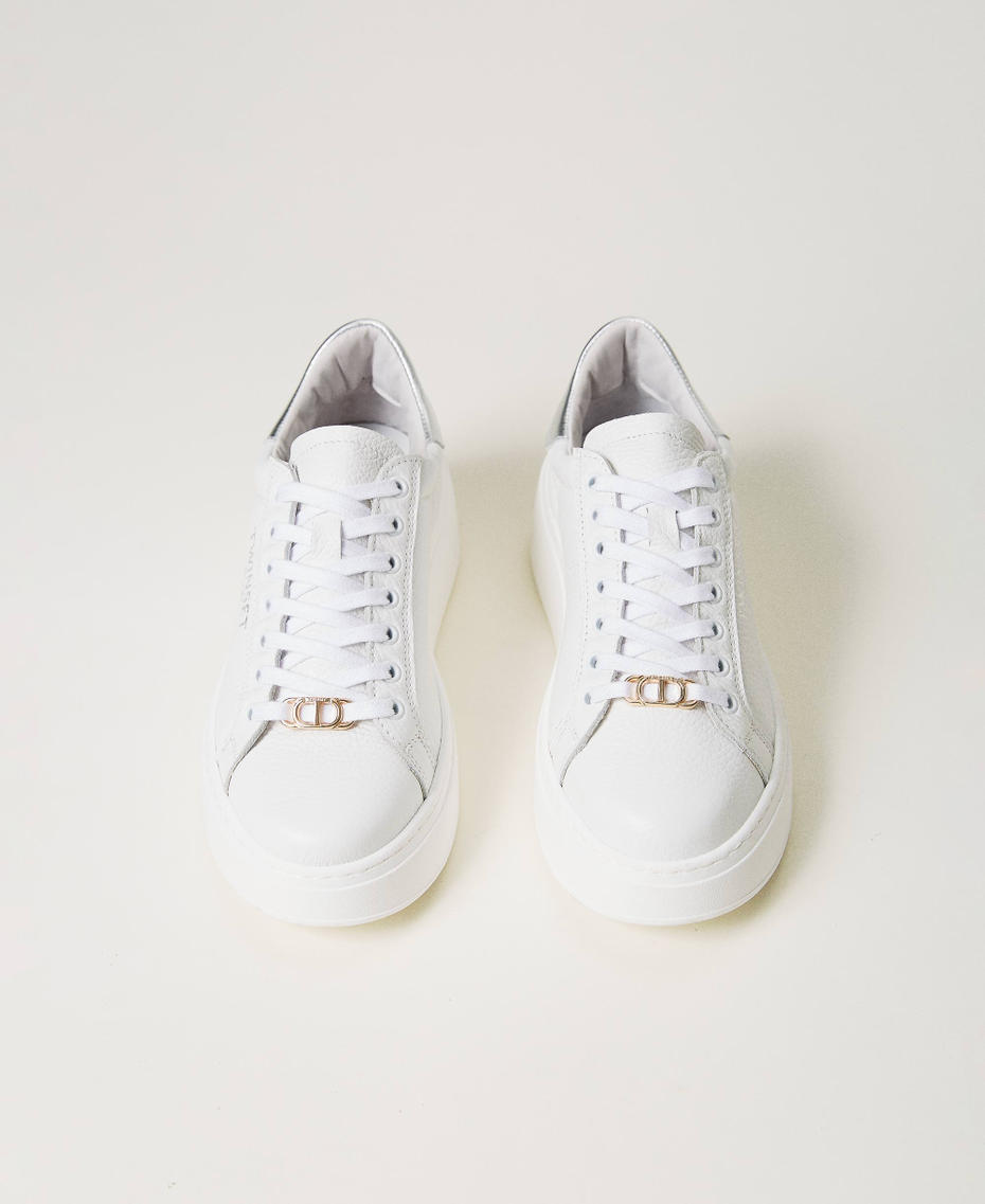 Sneakers platform in pelle TWINSET