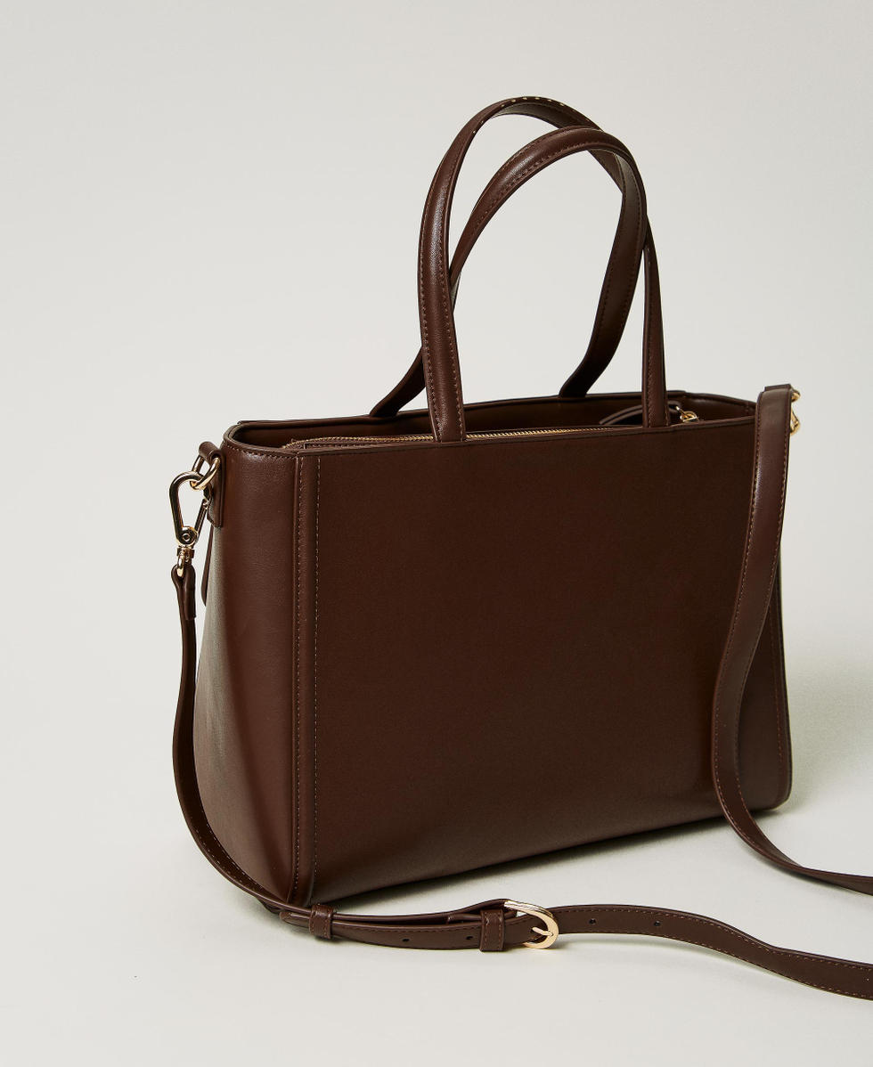 Borsa shopper ‘Brera’ con apertura Oval T TWINSET