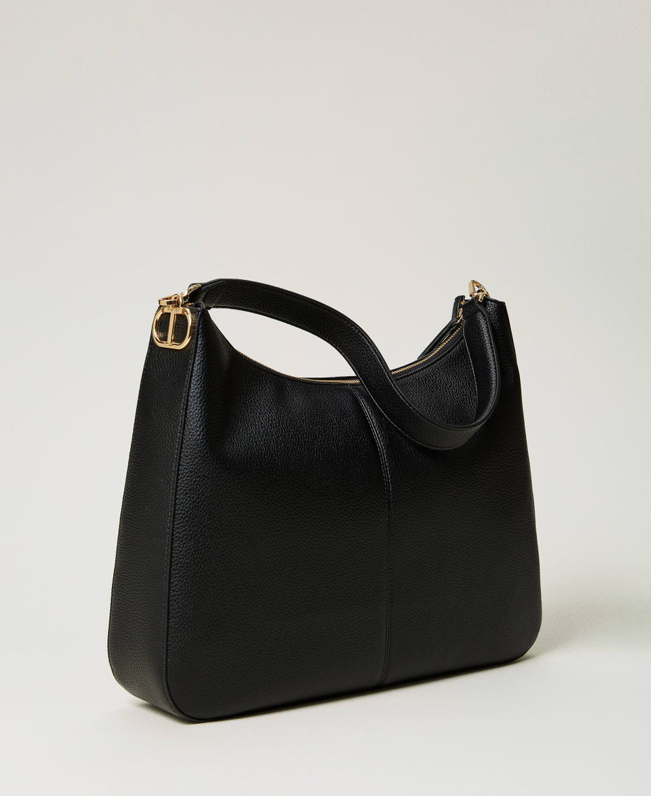 Borsa hobo 'Taylor' con Oval T TWINSET