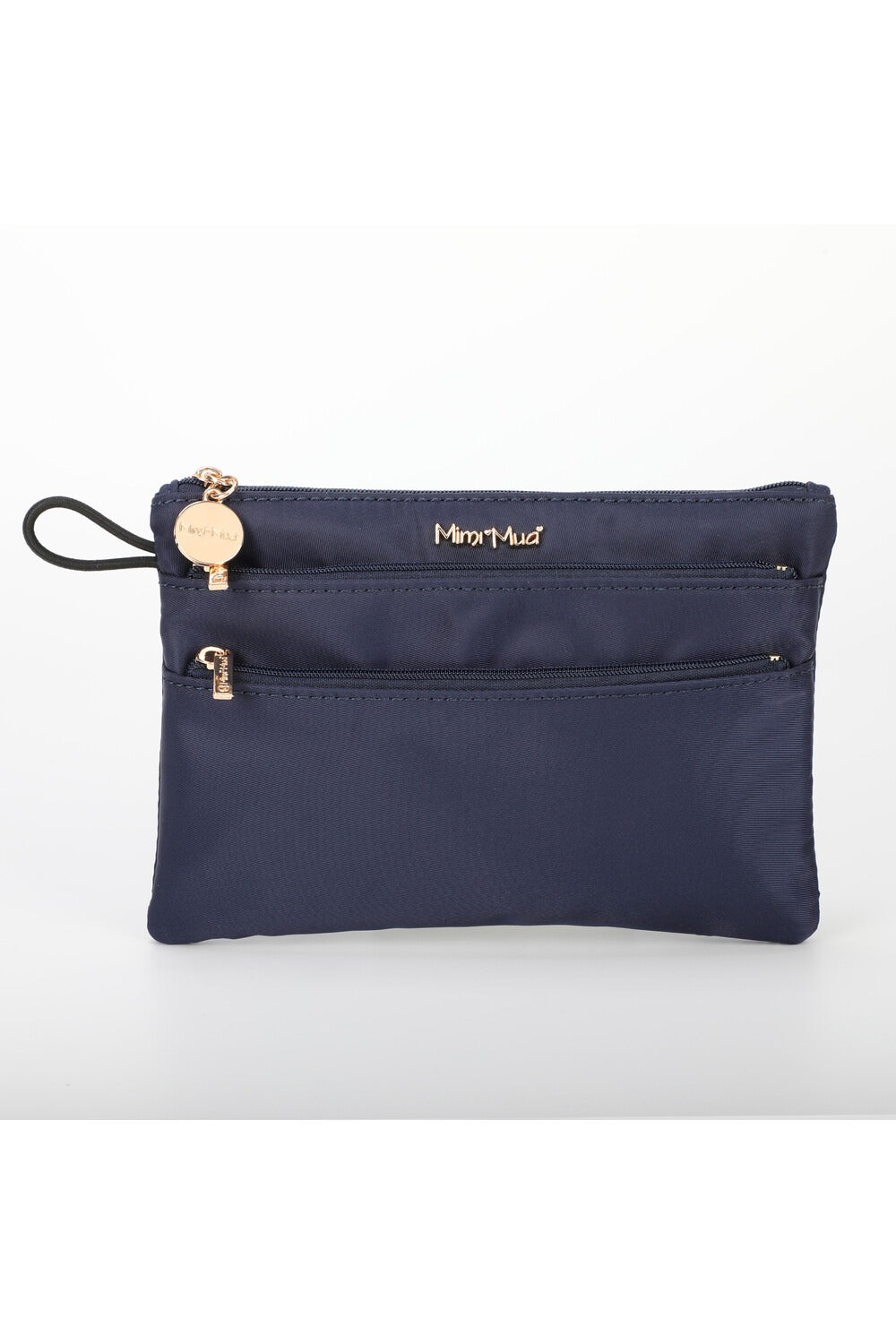 PORTAMONETE CON DOPPIA ZIP IN NYLON MIMI-MUA
