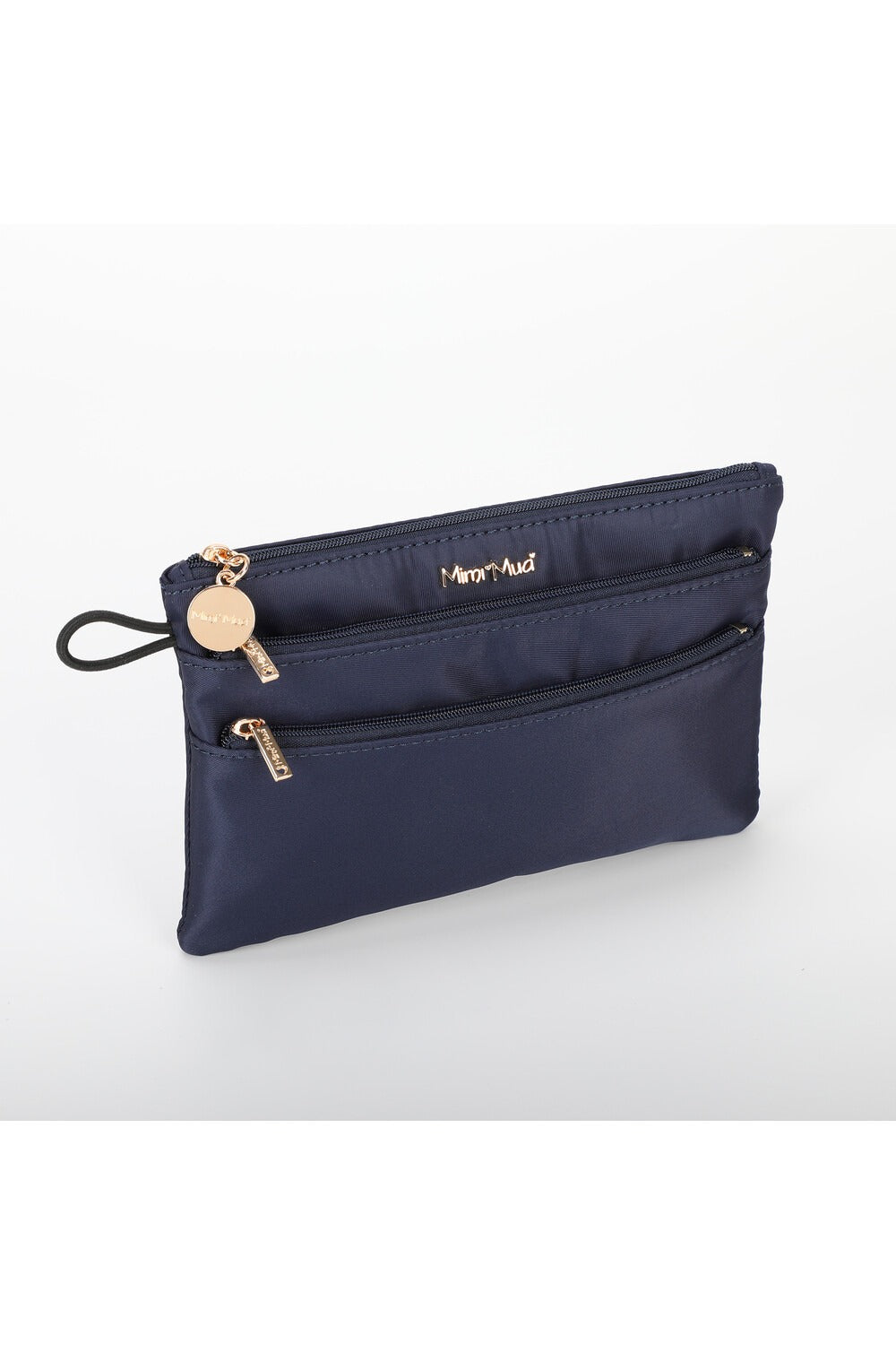 PORTAMONETE CON DOPPIA ZIP IN NYLON MIMI-MUA