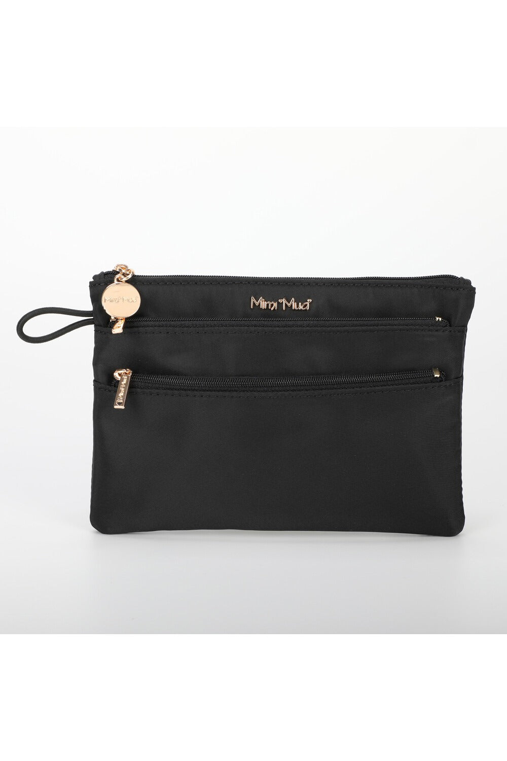 PORTAMONETE CON DOPPIA ZIP IN NYLON MIMI-MUA