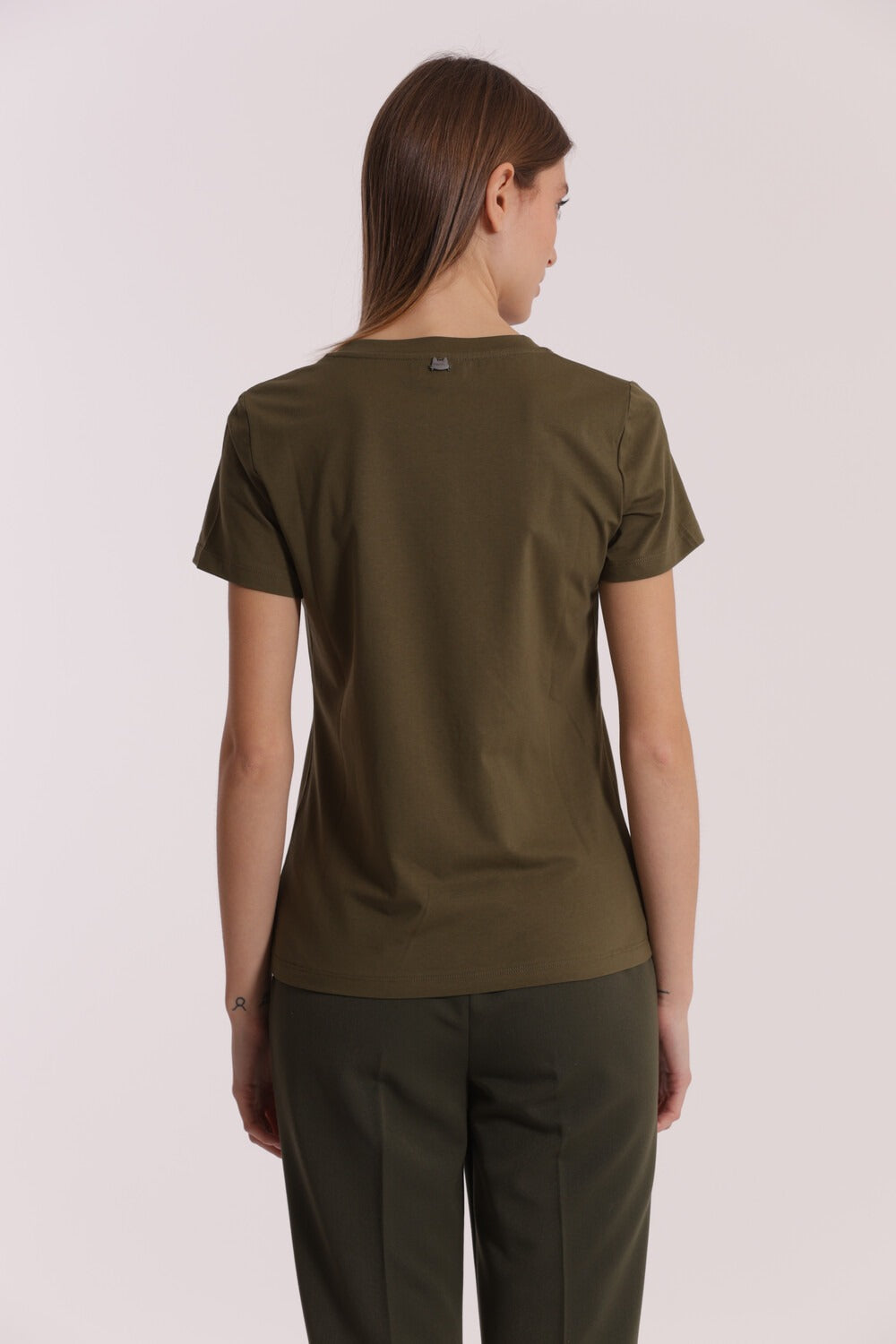 T-SHIRT CON LOGO STRASS MIMI-MUA
