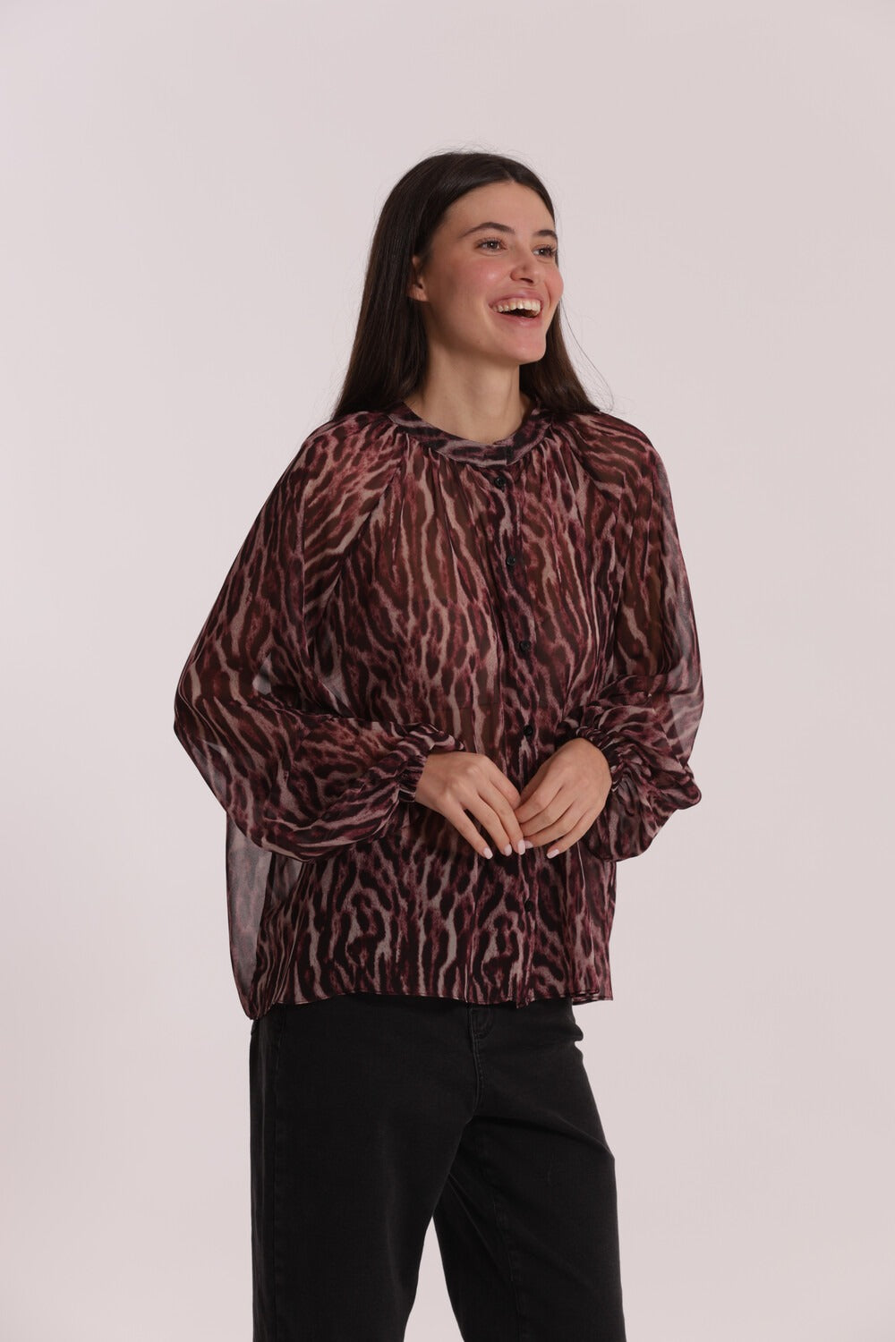 CAMICIA FANTASIA ANIMALIER MIMI-MUA