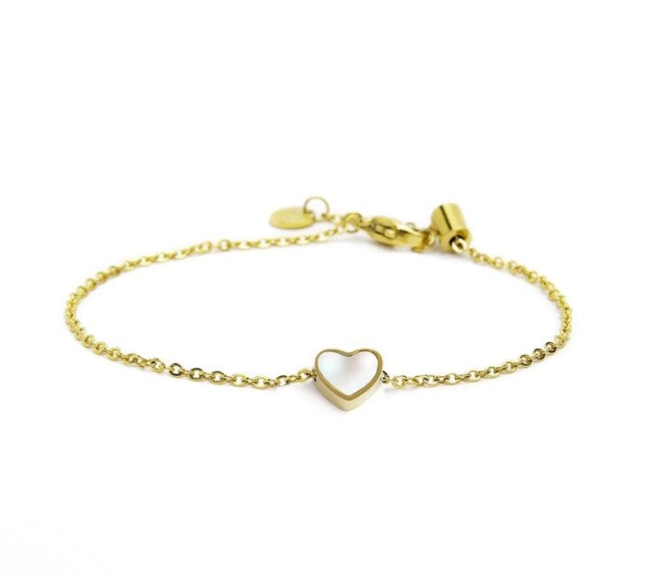 Bracciale cuore madreperla MARLU'