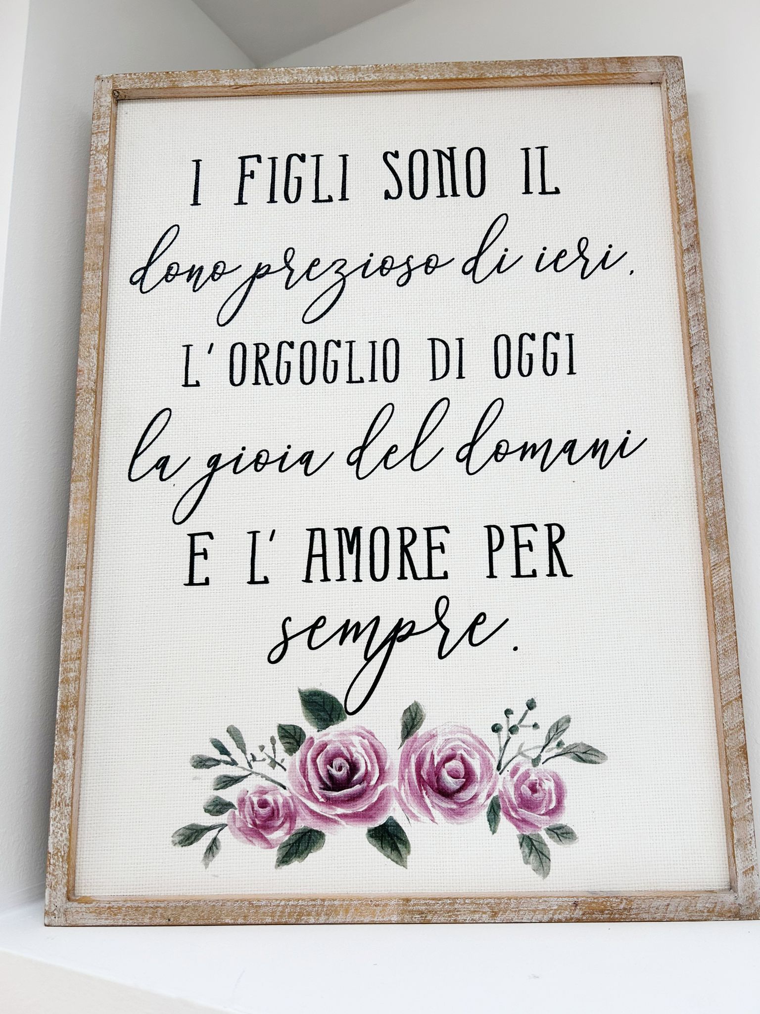 QUADRO CON FRASE ELLEGIFT