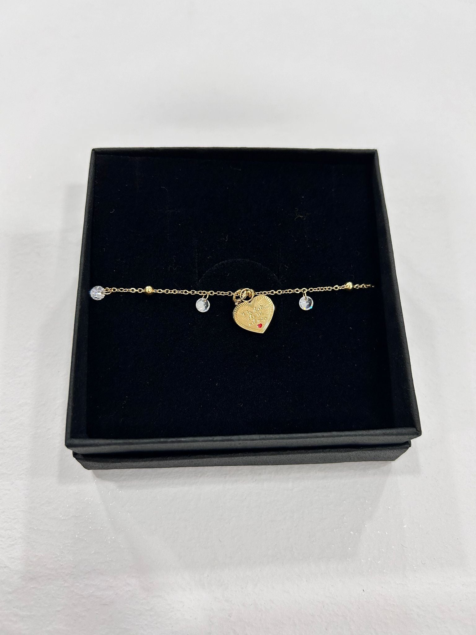 BRACCIALE ORO CUORE MARLU'