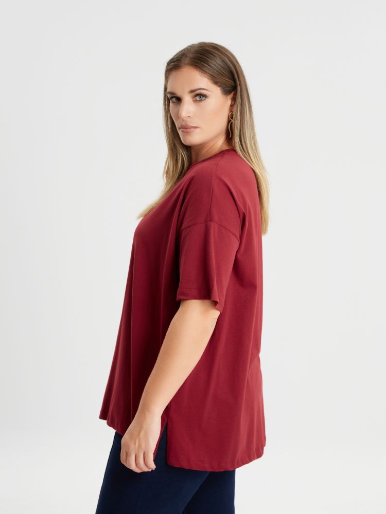 MAGLIA DARK RED MAT