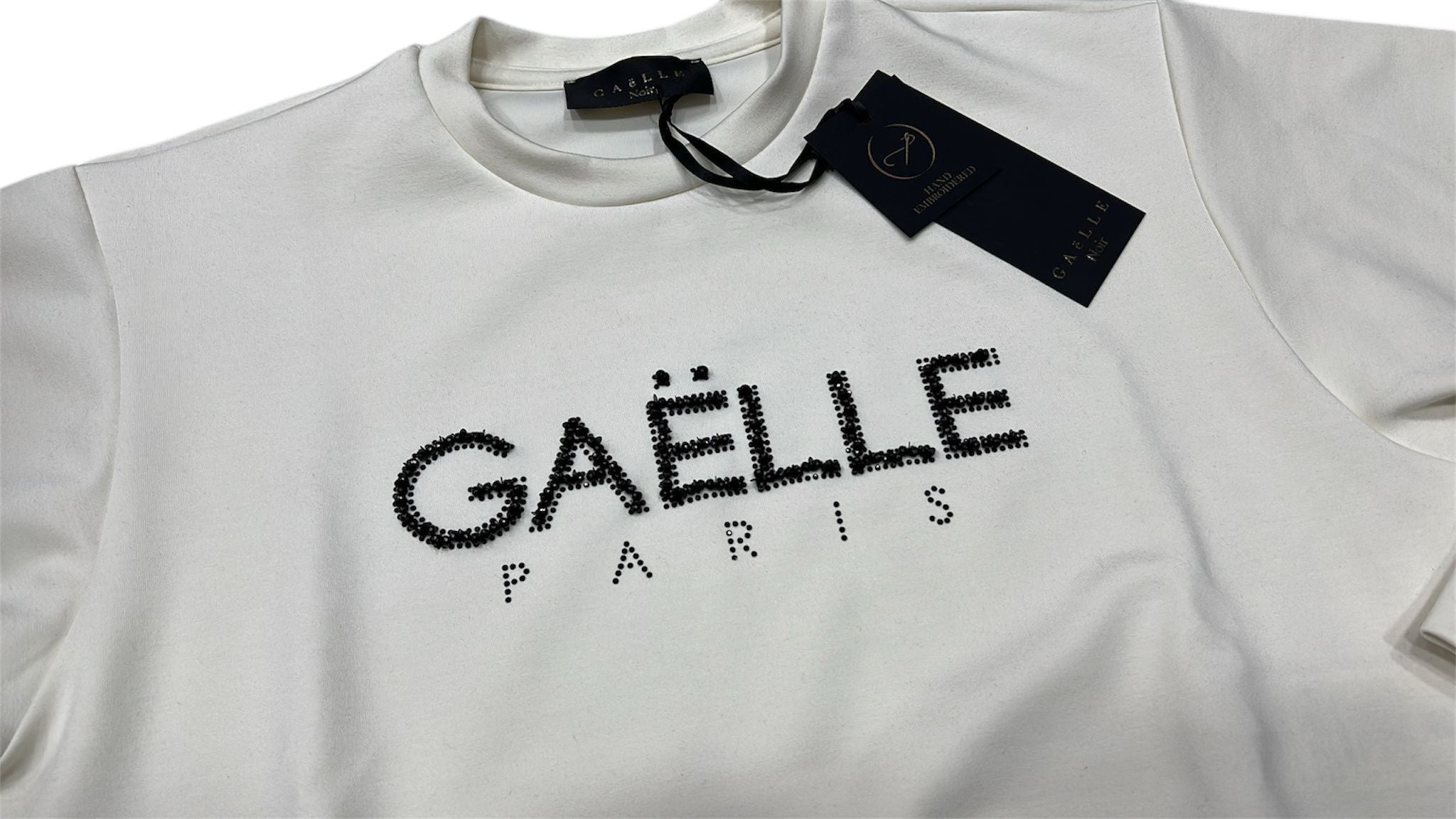 FELPA CON APPLICAZIONI GAELLE PARIS