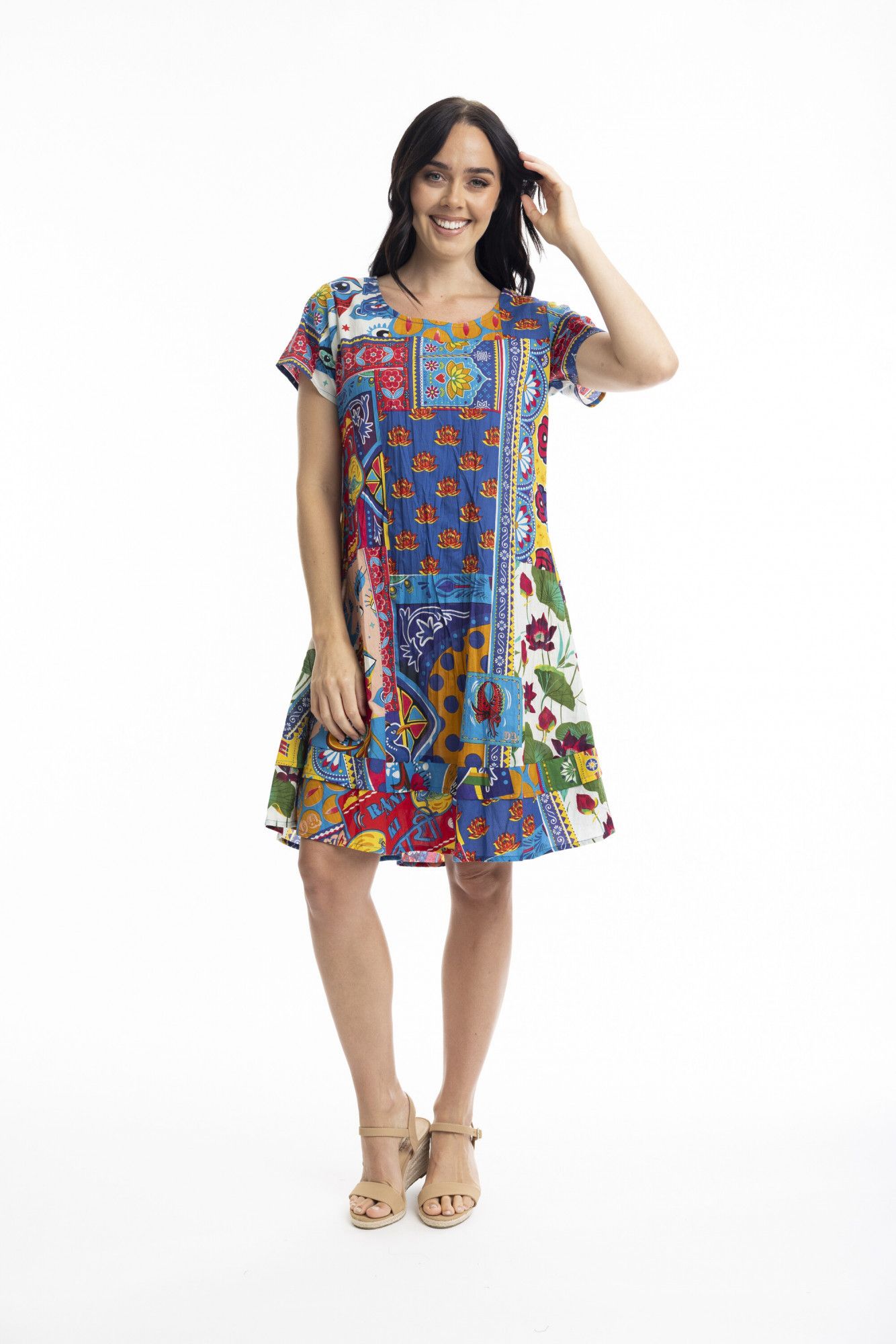 Abito Amritsar Frill Hem Orientique