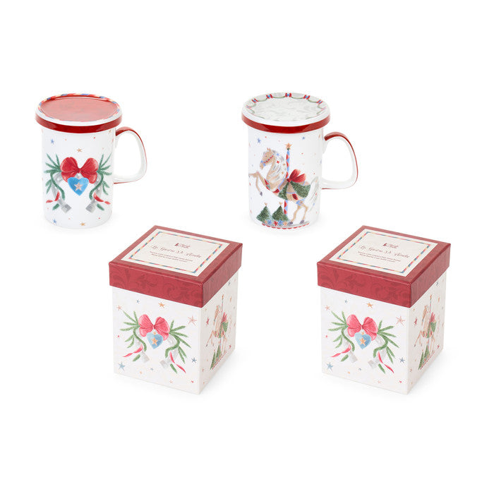 Tazza con coperchio New Bone