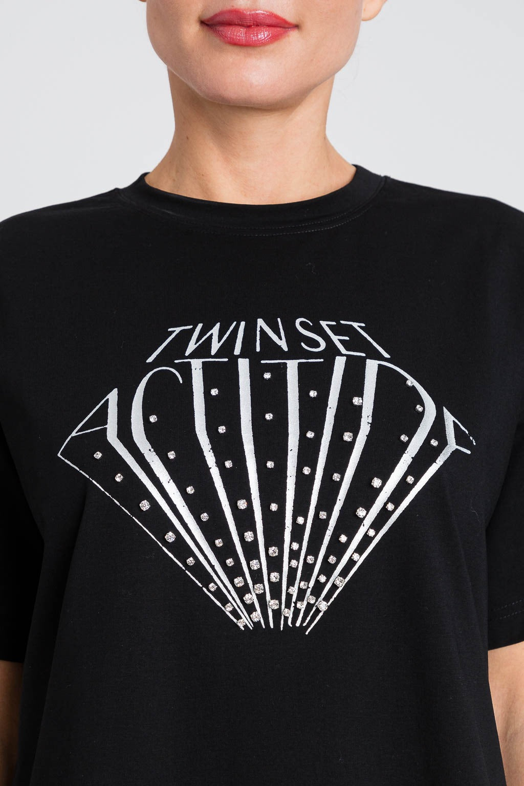 T-shirt over con applicazioni Twinset Actitude