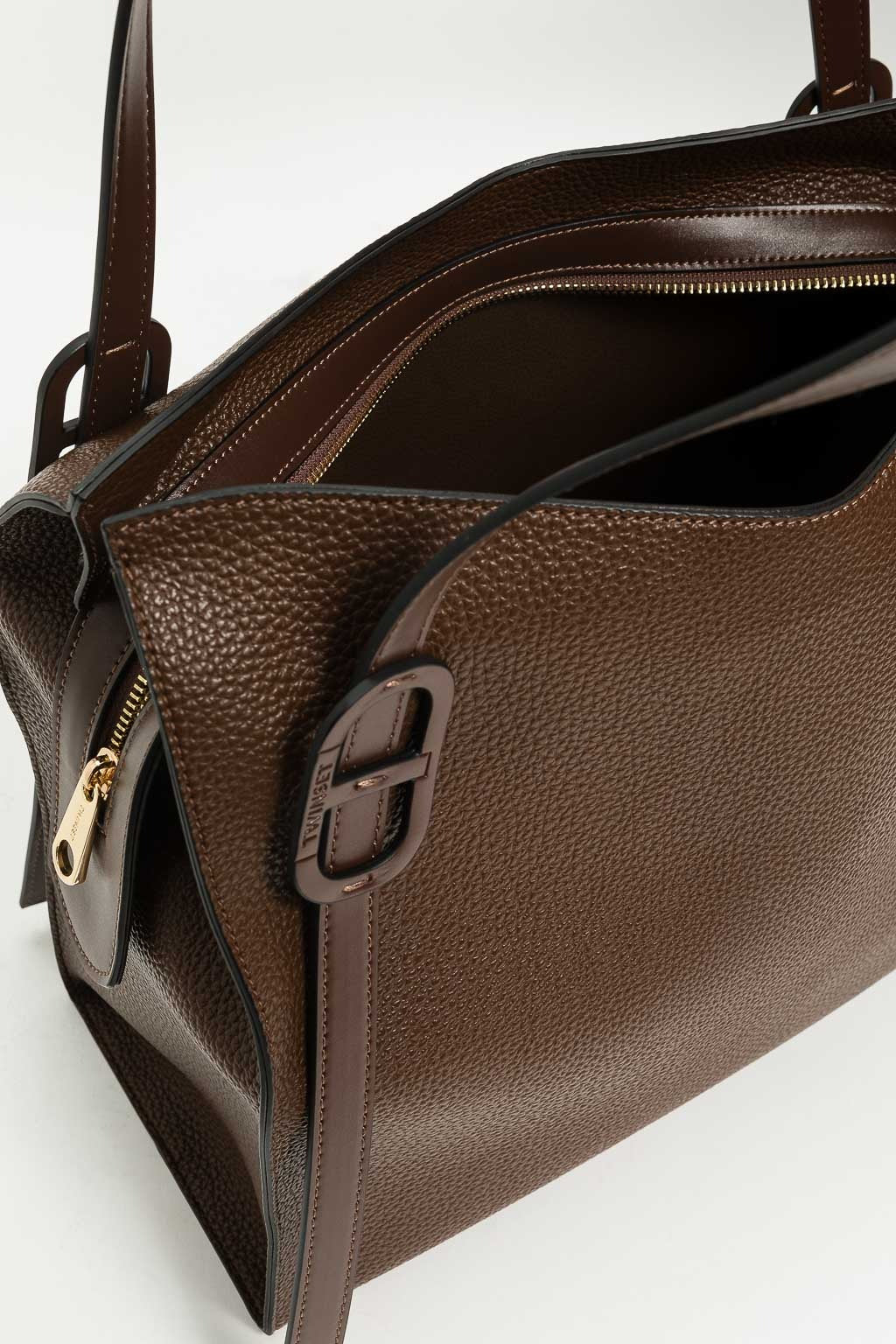 Borsa Tote Melrose con Logo Oval T TWINSET