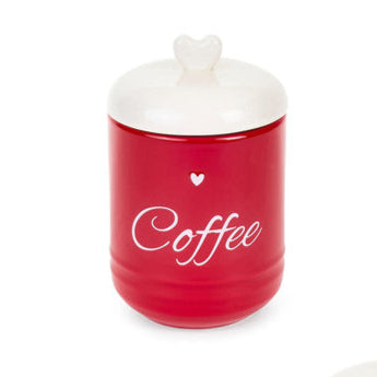 Barattolo coffee/sugar in fine stoneware – Storia di Natale
