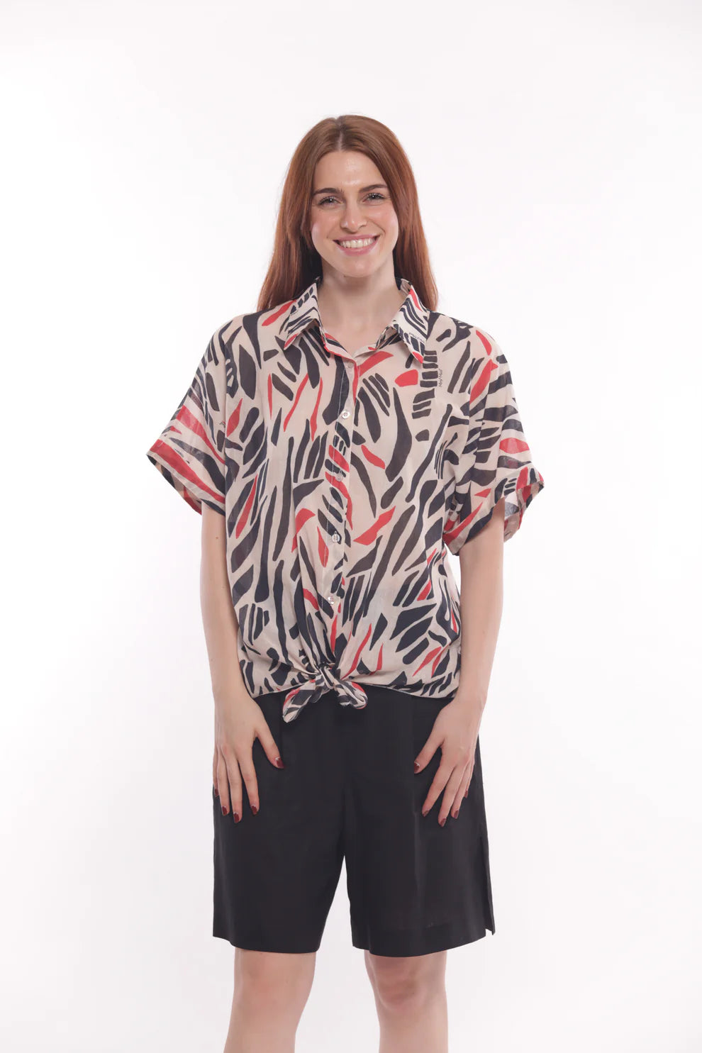 CAMICIA MANICHE CORTE FANTASIA MIRO' MIMI-MUA