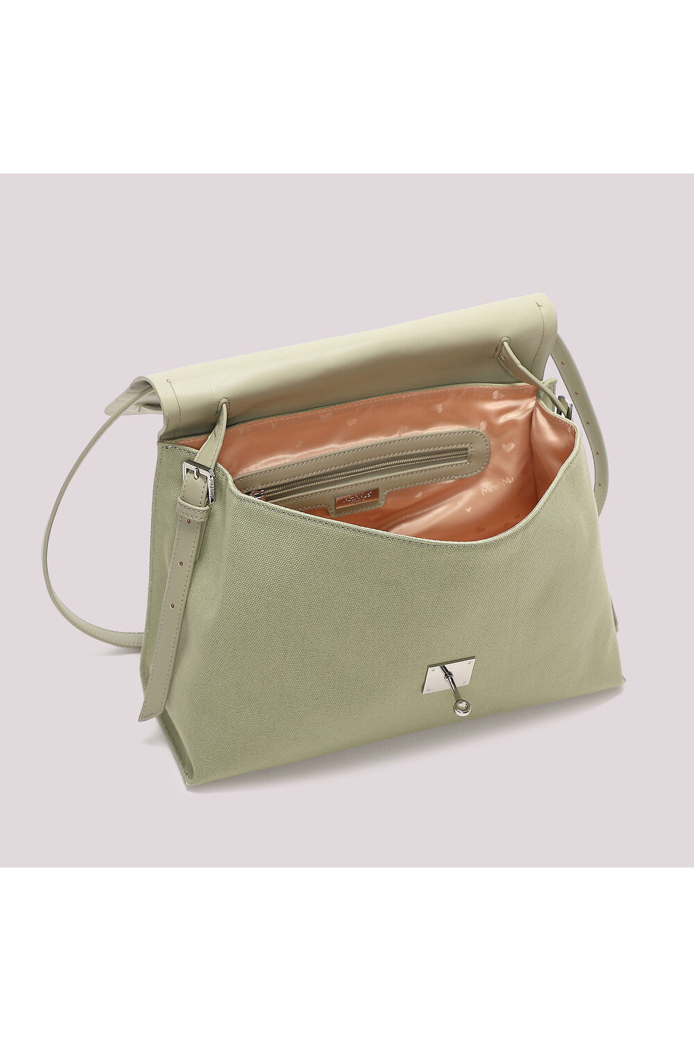BORSA A SPALLA CON PATTA E CANVAS MIMI-MUA