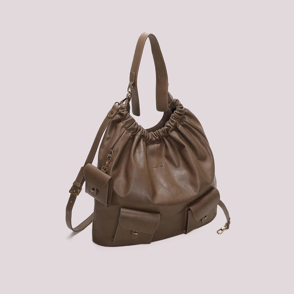 BORSA A SPALLA CON TASCHE MIMI-MUA