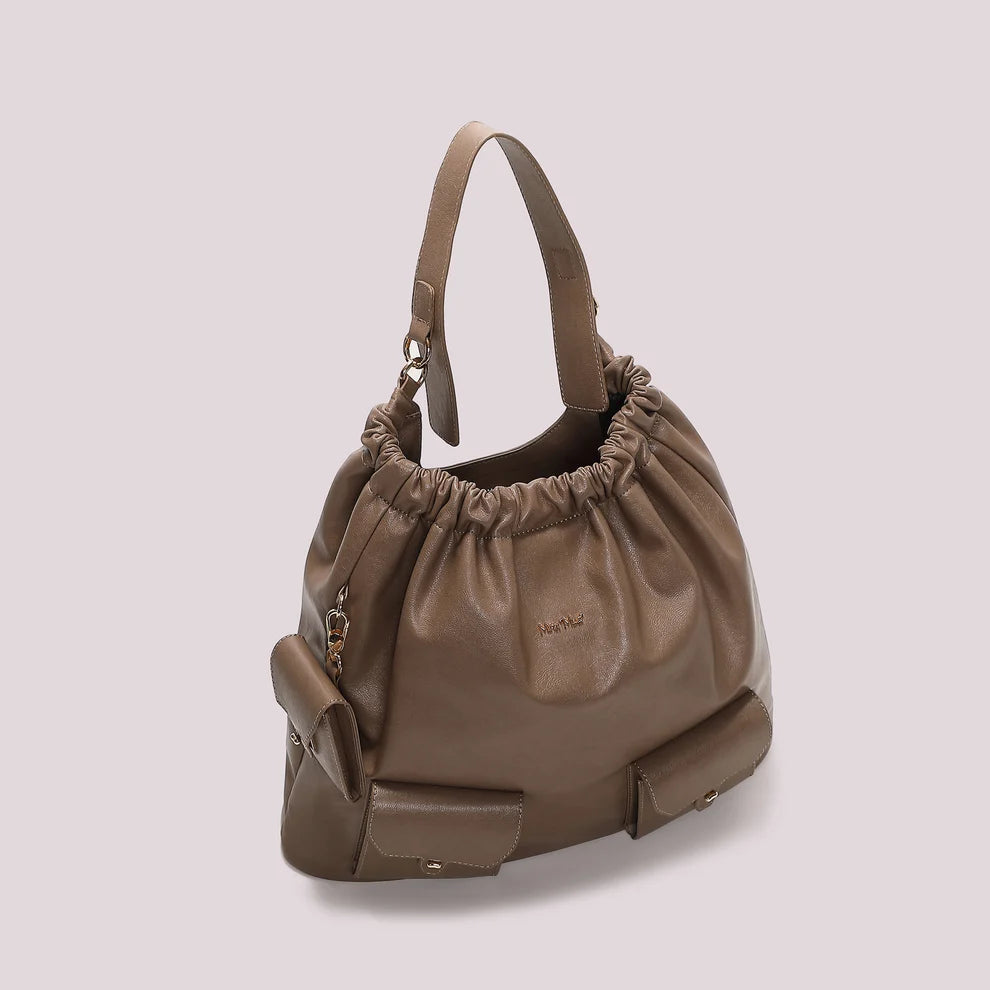 BORSA A SPALLA CON TASCHE MIMI-MUA
