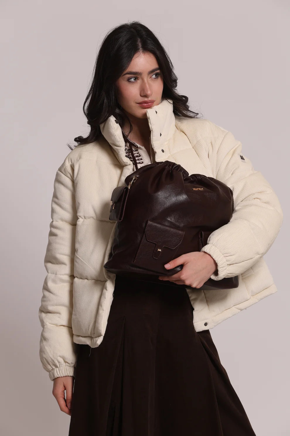 BORSA A SPALLA CON TASCHE MIMI-MUA