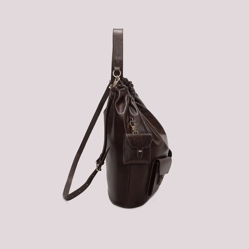 BORSA A SPALLA CON TASCHE MIMI-MUA