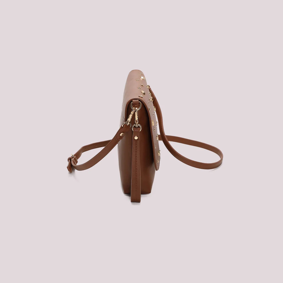 BORSA A BUSTA CON APPLICAZIONI COLORATE MIMI-MUA