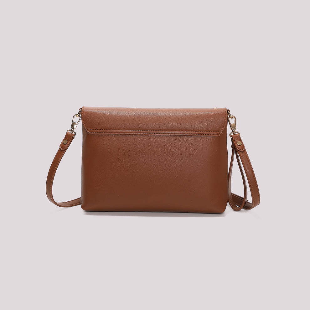 BORSA A BUSTA CON APPLICAZIONI COLORATE MIMI-MUA