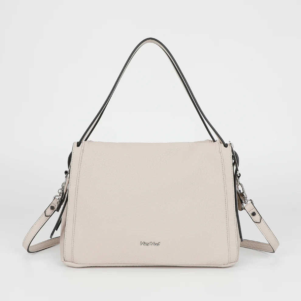 BORSA A MANO CON DOPPIO MANICO E CINTURINO MIMI-MUA