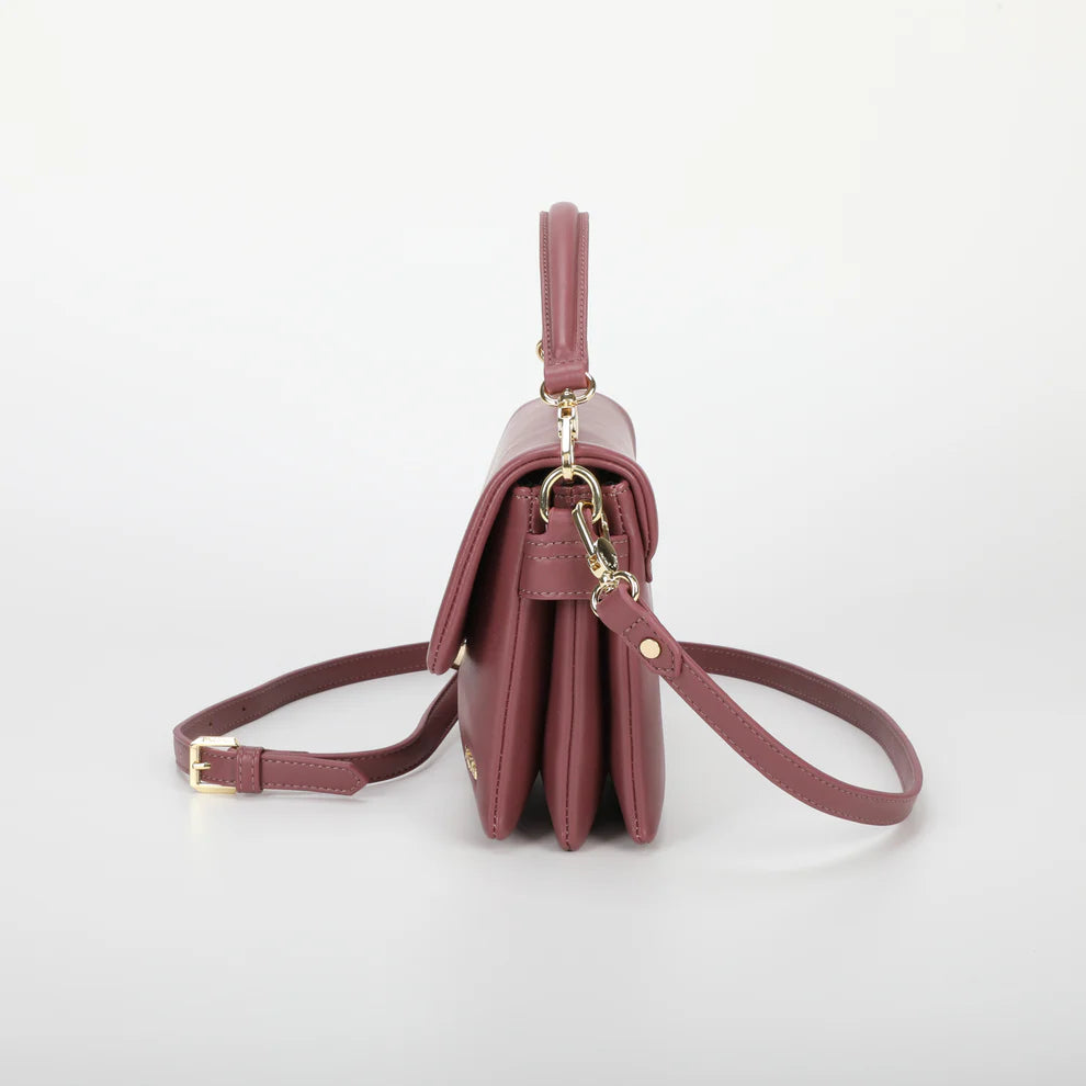 BORSA A TRACOLLA CON CHIUSURA TONDA ORO MIMI-MUA