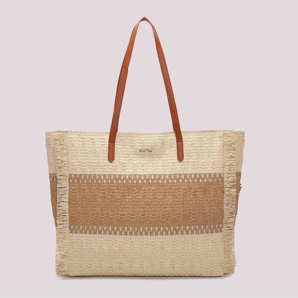 BORSA SHOPPER IN RAFFIA MIMI-MUA