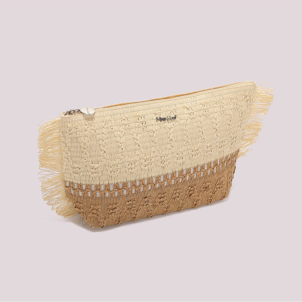 Pochette in raffia MIMI-MUA
