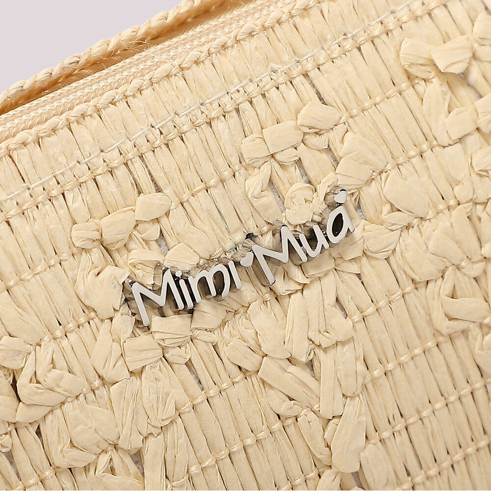 Pochette in raffia MIMI-MUA