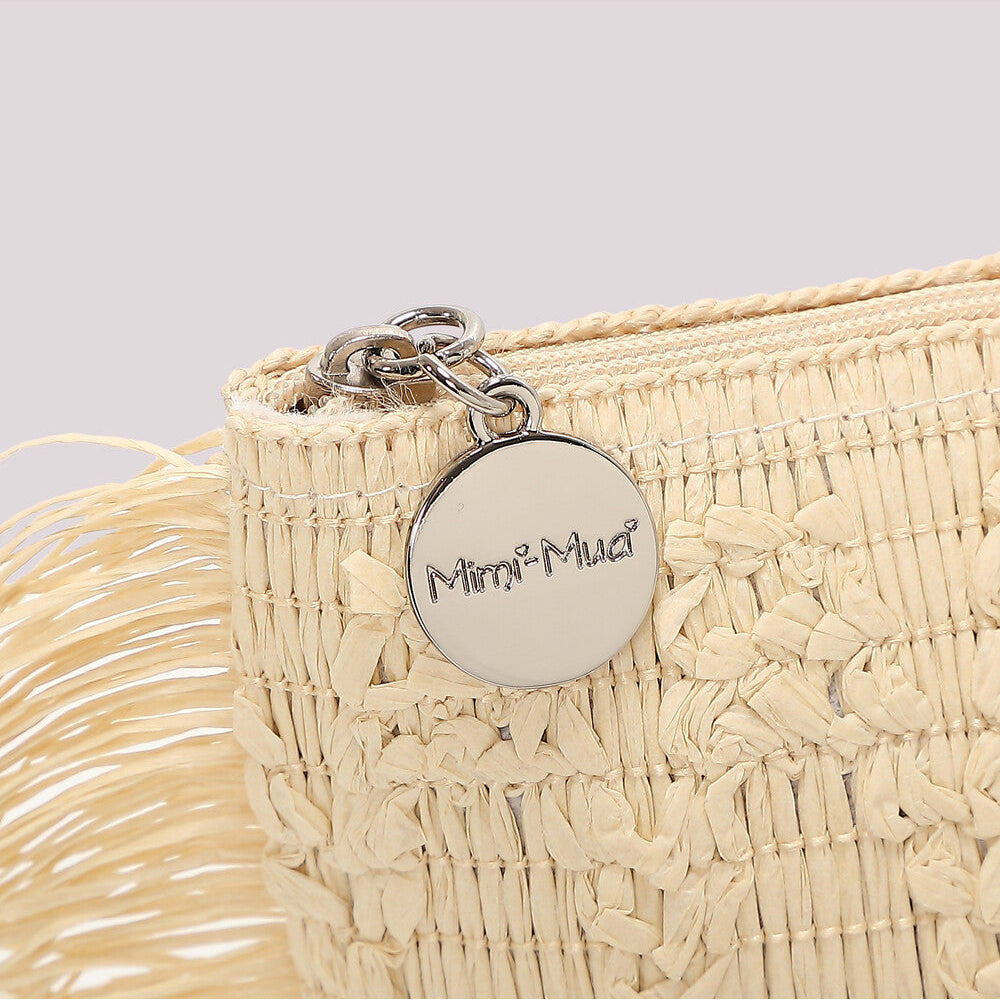 Pochette in raffia MIMI-MUA