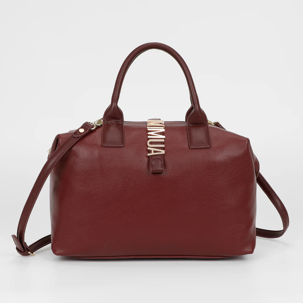 BORSA BAULETTO CON LETTERE MIMI-MUA