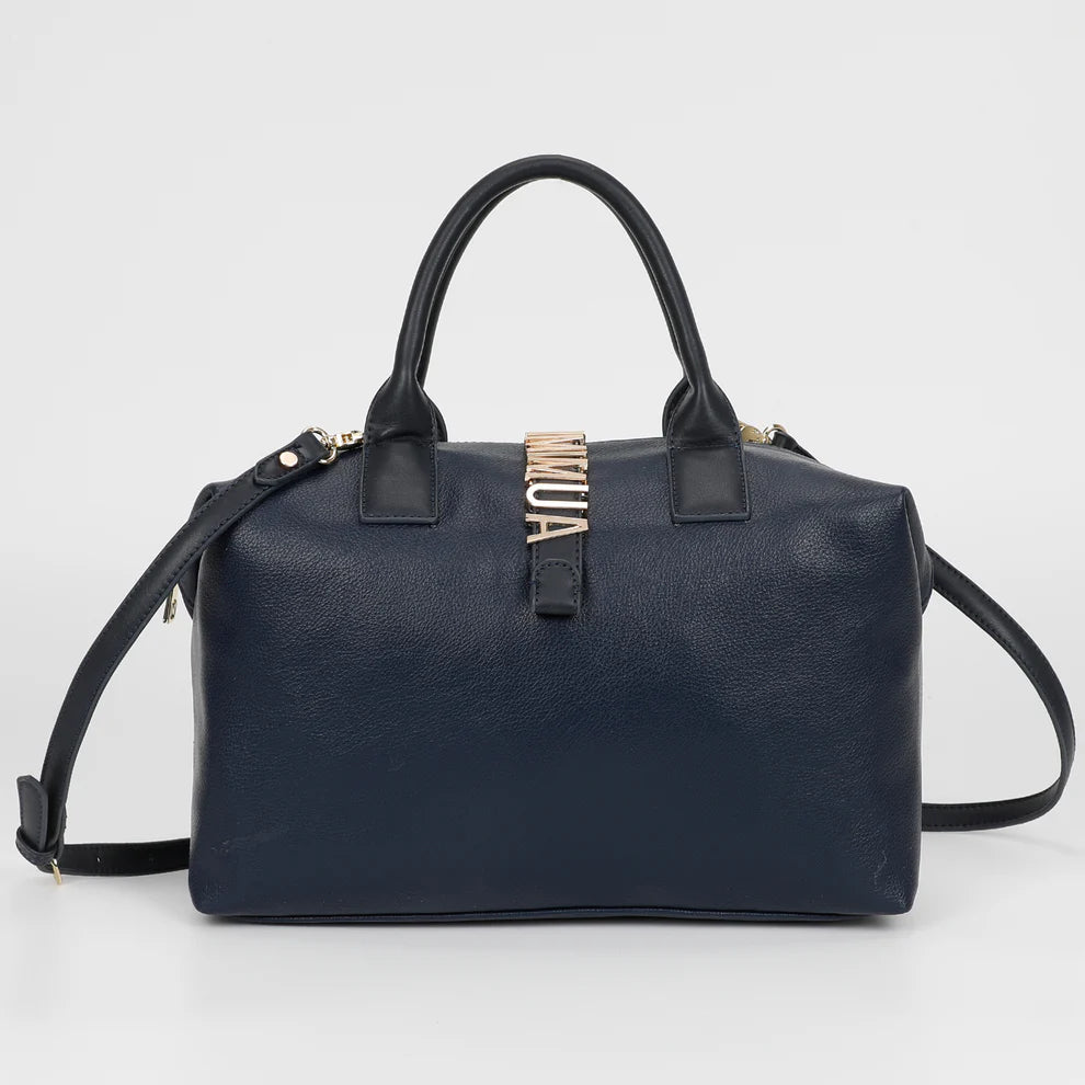 BORSA BAULETTO CON LETTERE MIMI-MUA