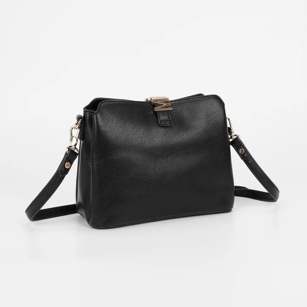 BORSA A TRACOLLA CON LETTERE MIMI-MUA