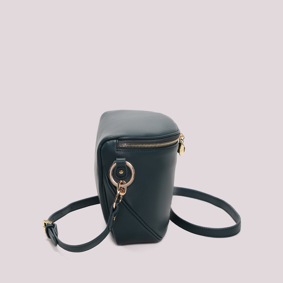 BORSA MARSUPIO CON DETTAGLIO ANELLI AI MANICI MIMI-MUA