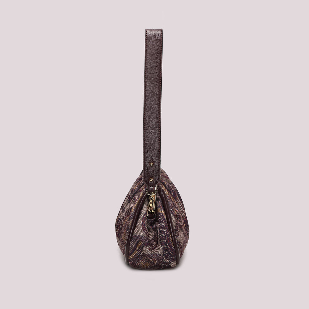 BORSA CLUTCH IN FANTASIA CON CHIUSURA A SFERE MIMI-MUA