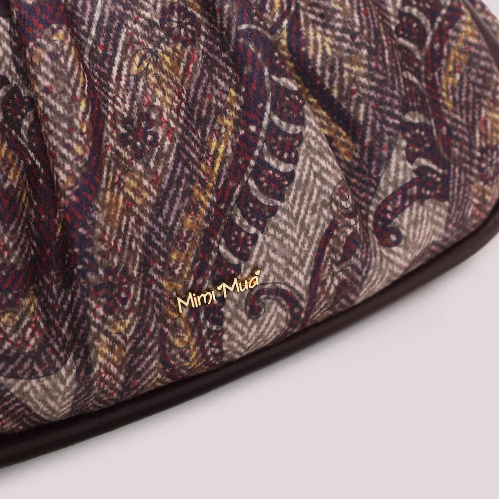 BORSA CLUTCH IN FANTASIA CON CHIUSURA A SFERE MIMI-MUA